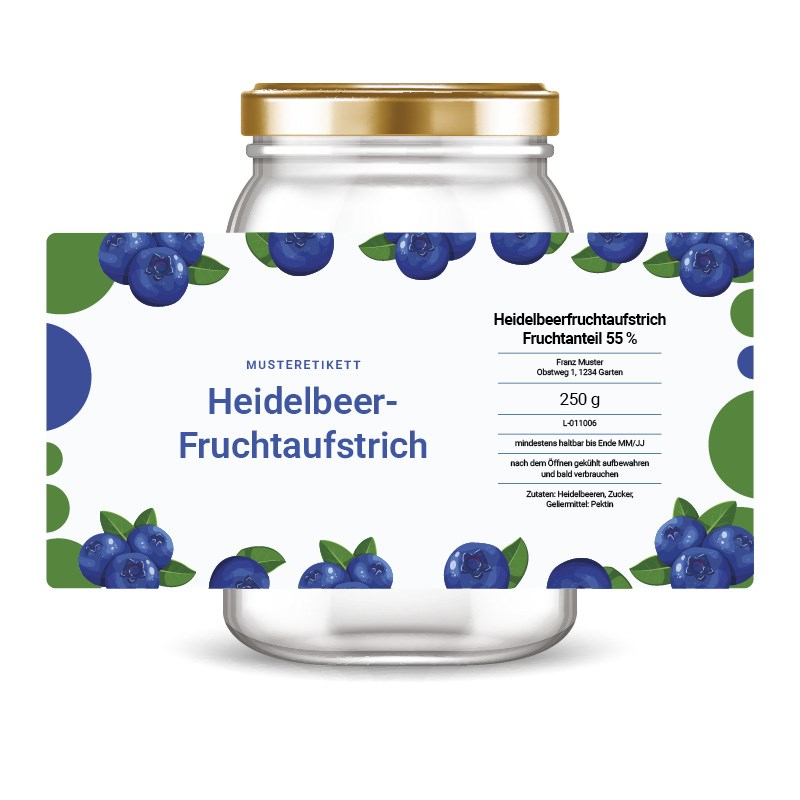 Heidelbeer-Fruchtaufstrich